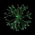 thumbnail image 4 of Alpine Corporation 16" Iron Twig Light-Up Snowflake Decorative Accent Ornament, Green, 4 of 14