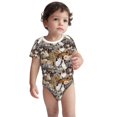 thumbnail image 2 of Yiaed Cut Cats Print Infant Climbing Short Sleeve Onesie One-Piece Baby Bodysuit Clothes 0-12 Months -9M, 2 of 6