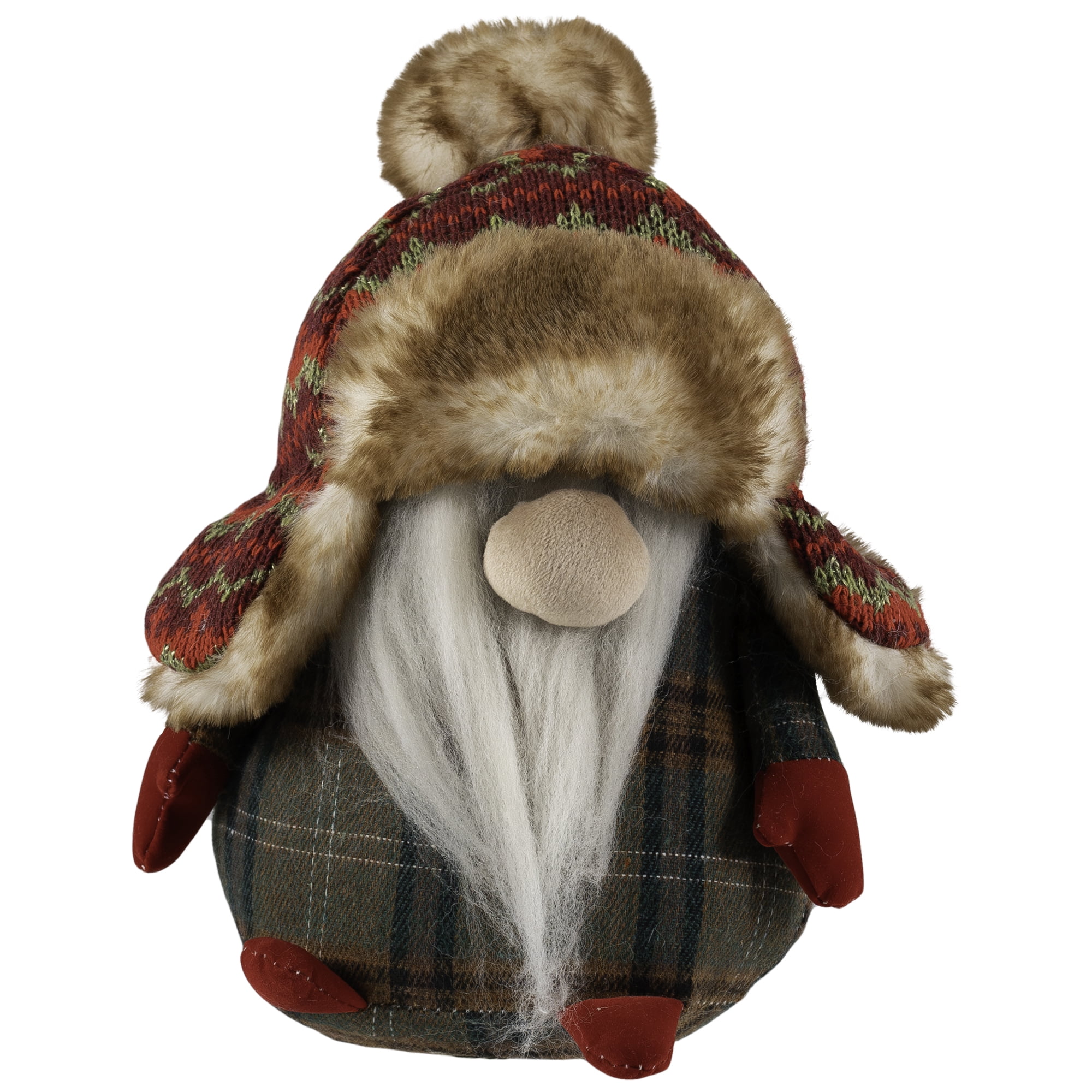 Northlight Gnome with Knitted Trapper Hat Christmas Figure - 7.75"