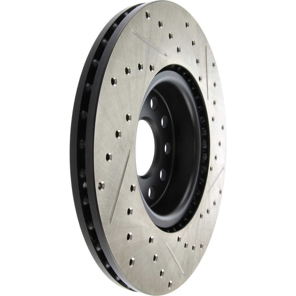 StopTech Slotted & Drilled Sport Brake Rotor Fits select: 2009-2014 VOLKSWAGEN JETTA, 2012-2022 VOLKSWAGEN PASSAT