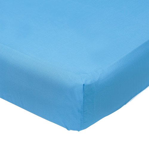 Baby Boom Mix 'N Match Solid Fitted Crib Sheet, Turquoise