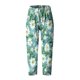 thumbnail image 5 of Pantalones de Mujer Traje Verano Cómodo de Moda Impreso Pantalones Recortados, Pantalones Elásticos Casuales, 5 of 5