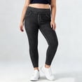 thumbnail image 4 of Zormilly Jeans for Women Plus Size Elastic High Waisted Stretch Skinny Jeans with Pockets Casual Comfatable Slim Jeans, XL-4XL, 4 of 6