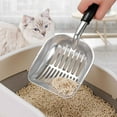 thumbnail image 3 of Primegos Cat Litter Scoop Metal Cat Litter Scooper ,Long Handle Alloy Pet Poop Sifting Shovel Cat Pooper Sifter Cleaning Supplies, 3 of 10