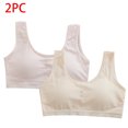 thumbnail image 2 of Bovxnpu Summer Girls Underwear, Cotton Training Bras for Girls, Girls' Bra Girls' Developmental Stage Adolescent Sports Shock-absorbing Bra 10 Years, 2 of 6