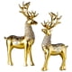 thumbnail image 5 of Estatuilla Escultura Zulema Lucky Animal Deer Decoración Oro, 5 of 8