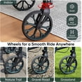thumbnail image 6 of The Tale Maker Rolling Walker With Foldable 4-Wheel Senior with Seat&brakes,300 lb Limit rollator walker, 6 of 14