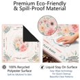 thumbnail image 4 of Blush Pink Watercolor Floral Mahjong Mat 31.5x31.5 Inch | Non-Slip And Noise Reduction Mah Jong Table Mat Cover with Carrying Bag For Mahjong Lovers, Poker, Board Games And Dominoes, 4 of 7