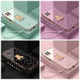 thumbnail image 2 of funda Honor 50 X7 X8 4G X9 5G 70 50 Lite X8 5G X6 5G Straight Edge 90 ° Puppet Bear Funda de teléfono móvil galvanoplacionado, 2 of 3