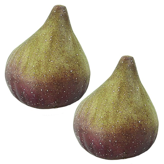 Coofit 6 Pcs Fruits Artificiels Fig Simulée Mousse Créative Accessoire d'Enseignement des Fruits