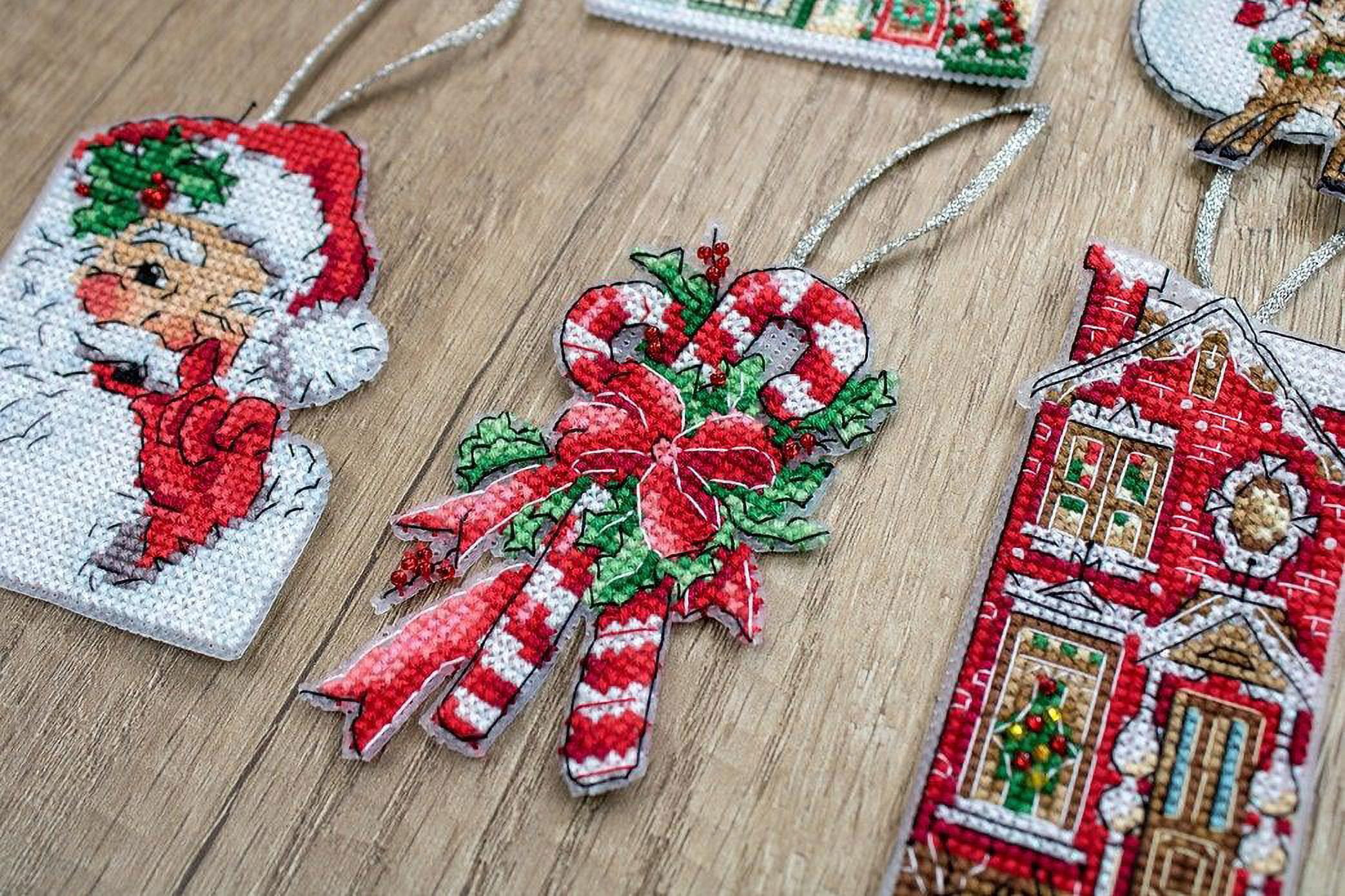 Letistitch Christmas Toys Ornaments Counted Cross-Stitch Kit