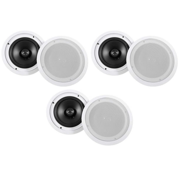 (6) Rockville HC85 8" Inch 700 Watt InCeiling Home Theater Speakers 8