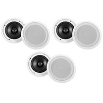 (6) Rockville HC85 8" Inch 700 Watt In-Ceiling Home Theater Speakers 8 Ohm