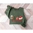 thumbnail image 2 of ’Tis The Season Sweater Shirt | Cute Holiday Coffee and Gift Graphic Sweatshirt, 2 of 5