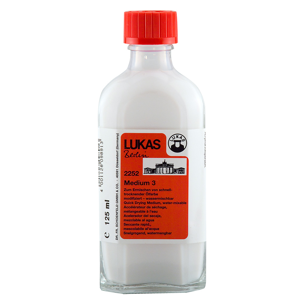 Lukas Drying Accelerator for Water Mixable Oil Paints Fast Drying Oil