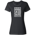 thumbnail image 3 of Inktastic Parkinson Disease Awareness Strength Courage and Support Women's T-Shirt, 3 of 5