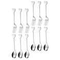 thumbnail image 7 of Eease Heart Spoon Fork Stainless Steel Flatware Set for Home and Restaurant, 7 of 7