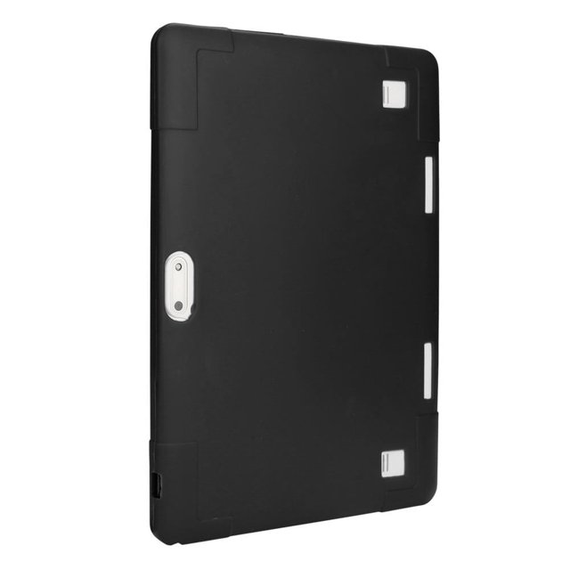 Wmhsylg - Funda universal de silicona a prueba de golpes para tableta Android de 10 pulgadas y 10,1 pulgadas, color negro