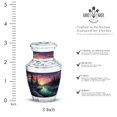 thumbnail image 2 of Twilight Glow on a Frozen Creek - Urn For Human - Durable Large Urn for Adult Human Ashes - Unique Urn and Decorative - Unique and Sophisticated Design - 3 Inch, Set Of 4, 2 of 5