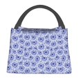 thumbnail image 1 of Easygdp Blue And White Flowers Bolsa de Almuerzo Insulada Reutilizable, Bolsa de Mano y Bandolera para Oficina, Trabajo, Viajes, 1 of 6