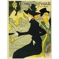 thumbnail image 2 of Vintage Apple Collection 12x14 Black Ornate Wood Framed with Double Matting Museum Art Print Titled - Henri de Toulouse-Lautrec - Divan Japonais, 2 of 4