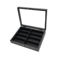 thumbnail image 3 of Organizador de gafas de sol con 8 ranuras, caja de colección de gafas, vitrina de gafas multifuncional para escritorio de tienda para mujeres y, 3 of 9
