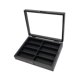 thumbnail image 3 of Estuche organizador para gafas de sol con 8 ranuras, estuche de almacenamiento para varias gafas de sol, soporte de madera para gafas de colección, 3 of 9