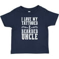 thumbnail image 3 of Inktastic I Love My Tattooed & Bearded Uncle Boys Baby T-Shirt, 3 of 5