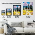thumbnail image 3 of Artery8 Italian Countryside Villa Cypress Trees Landscape Living Room Large Wall Art Poster Print Thick Paper 18X24 Inch, 3 of 3