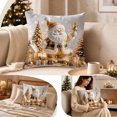 thumbnail image 2 of Novryn Christmas Themed Pillowcase, Snowman Santa Cushion Cover for Sofa, Cozy Home Textile Decor for Everyday Comfort, 2 of 6