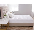 thumbnail image 5 of KASENTEX Quilted Fitted Mattress Pad & Protector with 18 Inches Deep Pockets, 300 TC Cotton Jacquard Fabric Front & Down Alternative Fill, Cozy & Ultra Soft – Hypoallergenic, QUEEN 60x80in., 5 of 7