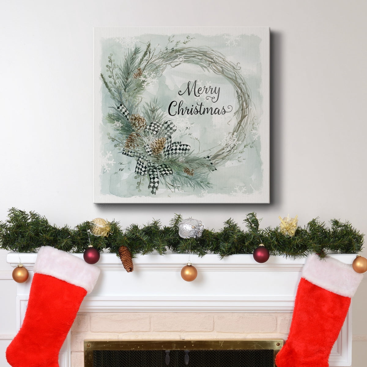 White Christmas - Premium Gallery Wrapped Canvas - Ready to Hang