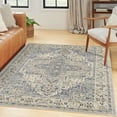thumbnail image 1 of Nourison Essentials Indoor/Outdoor Blue 4' x 6' Area Rug, Non Shedding, Bed Room, Living Room, Dining Room, Backyard, Deck, Patio (4x6) Blue 4' x 6' (Rectangular), 1 of 4