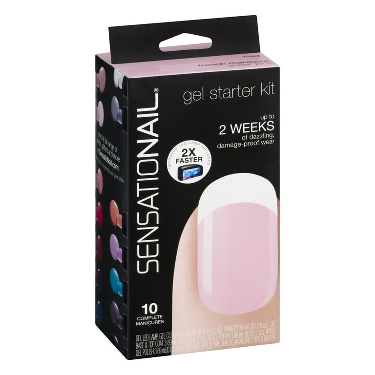 Sensationail French Manicure Gel Polish Kit, Sheer fl oz - Walmart.com