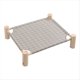 thumbnail image 1 of Cama Tipo Hamaca para Gatos y Perros, Hamaca de Madera para Gatos, Cama de Refrigeración Elevada, Cama para Mascotas Portátil Desmontable para Interiores y Exteriores, Adecuada C, 1 of 7
