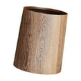 thumbnail image 4 of CoudarTitie Imitation Wood Grain Trash Can Storage Bucket Home Elegant Waste Bin Rubbish Bin M, 4 of 9