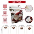 thumbnail image 6 of Christmas Santa Dwarf Snowflakes Bell Table Runner 13x120in Non-Slip Cotton Linen Table Runners, Red White Green Dresser Scarves TableRunner for Dinner Kitchen Dining Wedding Party, 6 of 9