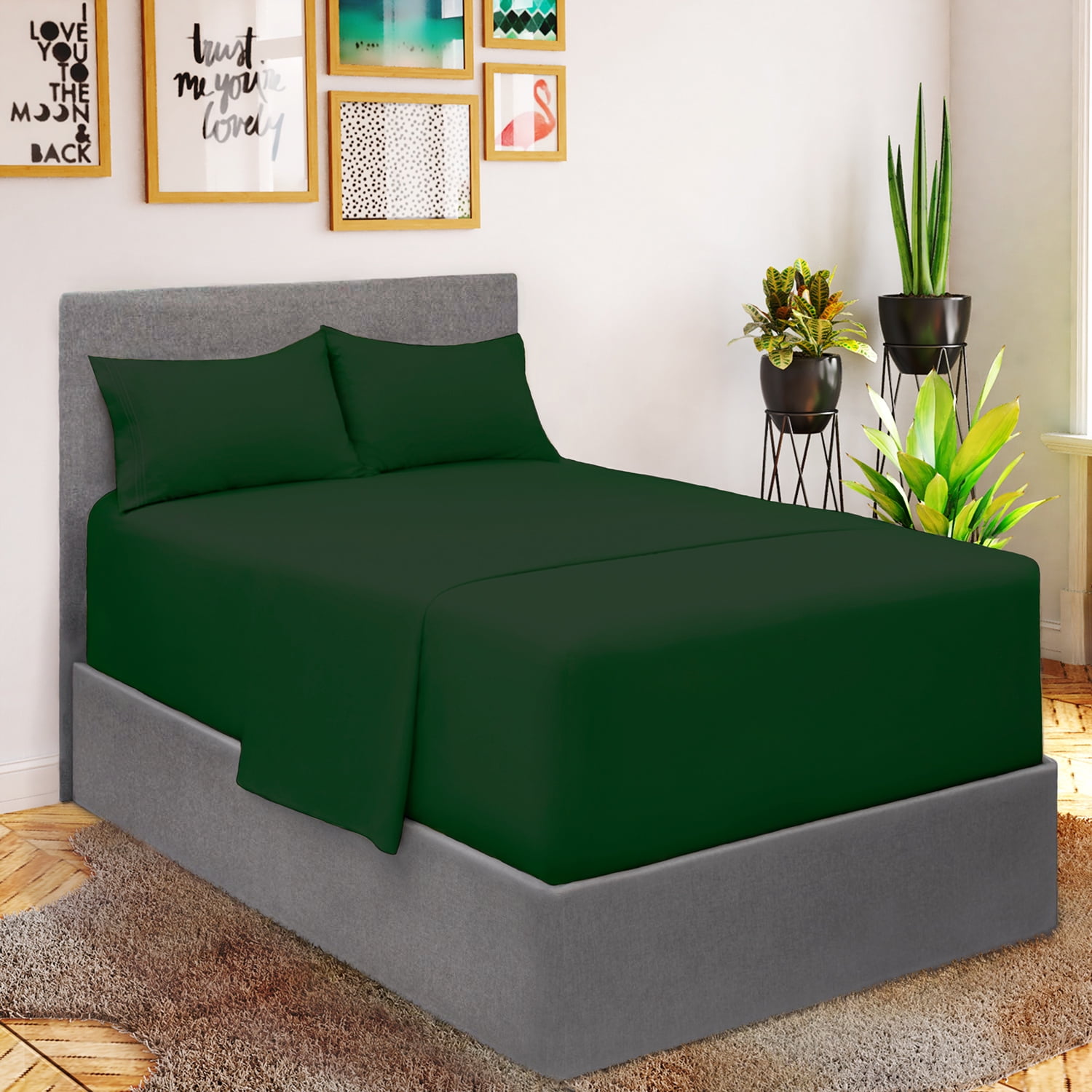 green xl twin sheets