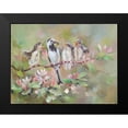 thumbnail image 2 of Zareckaya, Tatiana 14x12 Black Modern Framed Museum Art Print Titled - Large Wagtail Family, 2 of 5