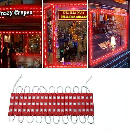 

Led Vanity Mirror Lights LED Module Lights Super Bright 3 LED Module 5730 SMD Waterproof Decorative Light Kits for Makeup Vanity Table Bathroom Mirror Letter Advertising Signs (40PCS-20FT)