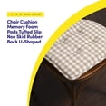 thumbnail image 3 of Cojín para silla Sweet Home Collection, espuma viscoelástica, paquete de 12, 3 of 6