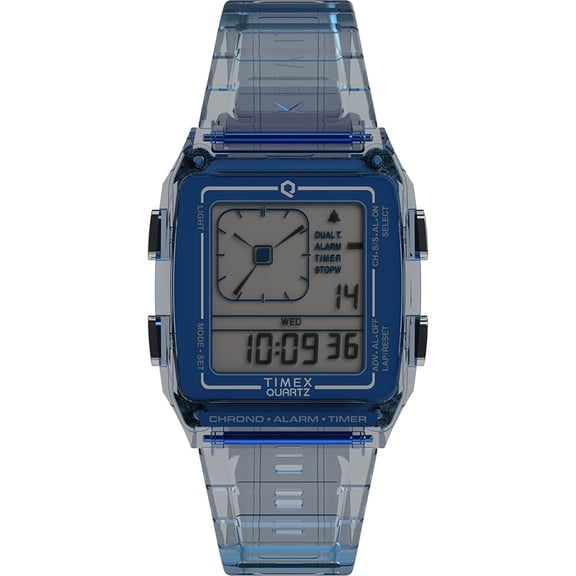 Timex Q Timex LCA 35mm Resin Strap Unisex Watch