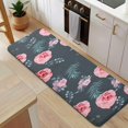 thumbnail image 5 of Pioneer Flower Floral Print Pattern Kitchen Rug Mat,Kitchen Runner Rugs Non Skid Washable,Decorative Kitchen Floor Mats for Kitchen,Sink,Laundry,17"x47.2", 5 of 7