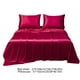 thumbnail image 3 of Soft Solid Matte Satin Hotel Silk Bed Sheet Pillowcase Size, 3 of 6