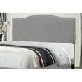 thumbnail image 2 of Hillsdale Furniture Kiley Transitional Nailhead Upholstered Headboard, King, Glacier Gray, 2 of 2