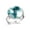 Multi 4, variant on White Teal Marble Print Stainless Steel Rings for Women, Open Adjustable Ring Promise Ring Jewelry Gifts