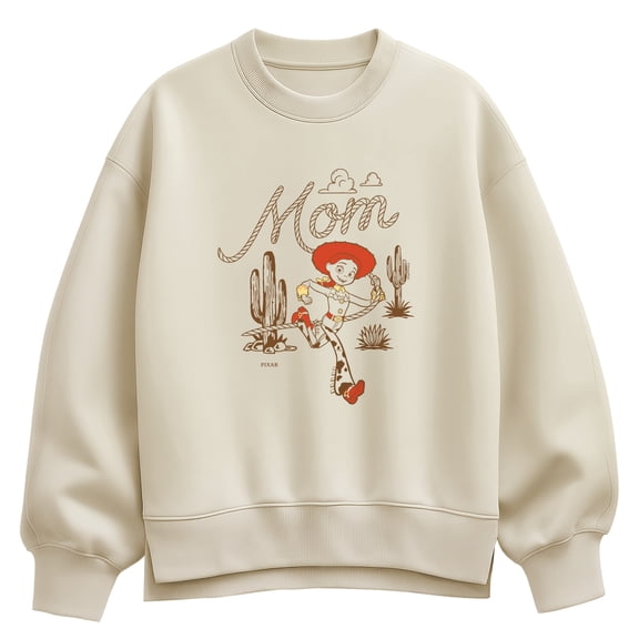 Toy Story - Western Mom Jessie - Women's Oversized Fleece Crew Group Photo Sweatshirt