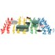 thumbnail image 2 of 68 piezas de figuras de del Blockhouse Rockery, etc.Juego de juego para kits de modelo de de arena del de juguete Zulema Toy Soldier Playset, 2 of 8