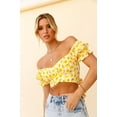 thumbnail image 2 of Leopard Digital Print Women'S One-Piece Collar Sexy Short-Sleeved Tops Fashion Strapless Umbilical Ultra-Short T-Shirt, 2 of 6