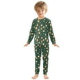 thumbnail image 7 of Pajama Gingerbread Man Christmas Cute Comfortable Cotton Two-piece Pajama Set, 7 of 7
